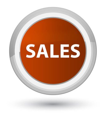 Satış ilk kahverengi yuvarlak düğmesi