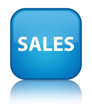 Satış özel camgöbeği mavi kare düğme