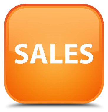 Satış özel turuncu kare düğme
