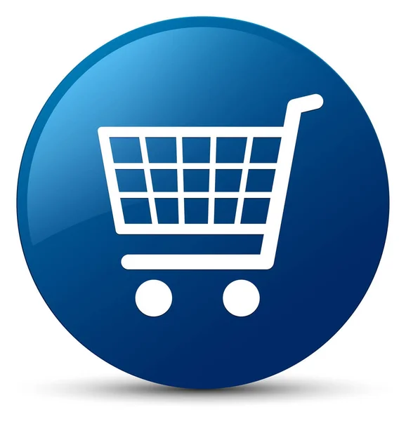 Ecommerce icon blue round button — Stock Photo, Image