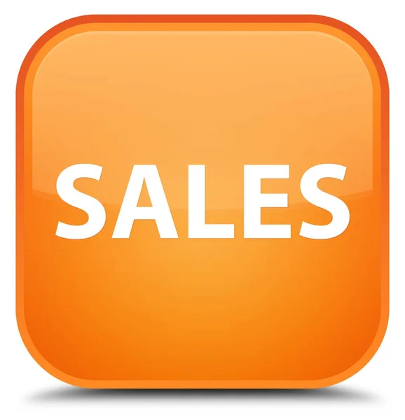 Sales special orange square button — Stock Photo, Image