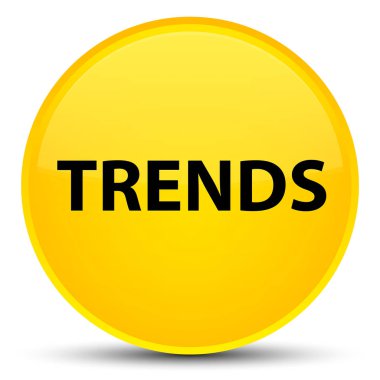 Eğilimleri özel sarı yuvarlak düğmesi