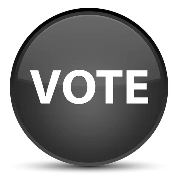 Vota speciale pulsante rotondo nero — Foto Stock