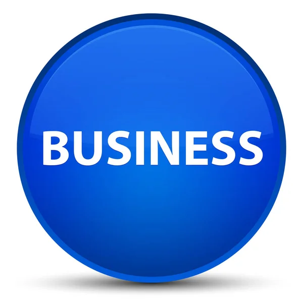 Business special blue round button — Stock Photo, Image