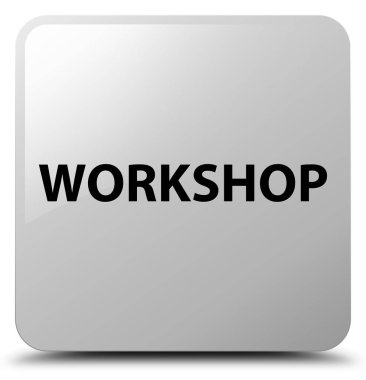 Atölye beyaz kare düğme