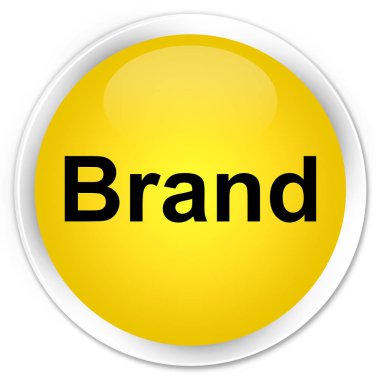 Marka sigorta primi sarı yuvarlak düğmesi