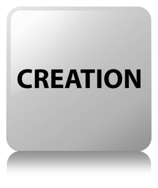 Oluşturma beyaz kare düğme