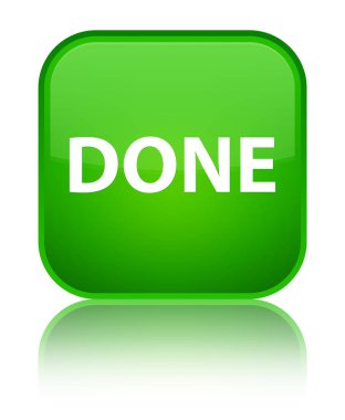 Özel yeşil kare düğme yapılır