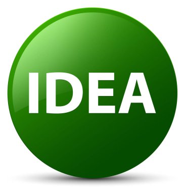 Fikir yeşil yuvarlak düğmesi