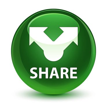 Cam gibi yumuşak yeşil yuvarlak düğmeyi paylaşır