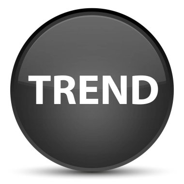 Eğilim özel siyah yuvarlak düğmesi