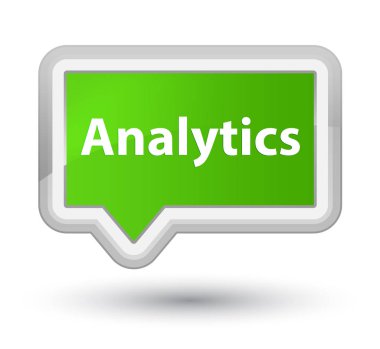 Analytics Ana yumuşak yeşil bayrak düğmesini