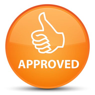 (Simge Yaşasın) özel turuncu yuvarlak düğmesi onaylı