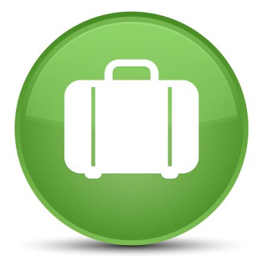 Çanta kutsal kişilerin resmi özel yumuşak yeşil yuvarlak düğme