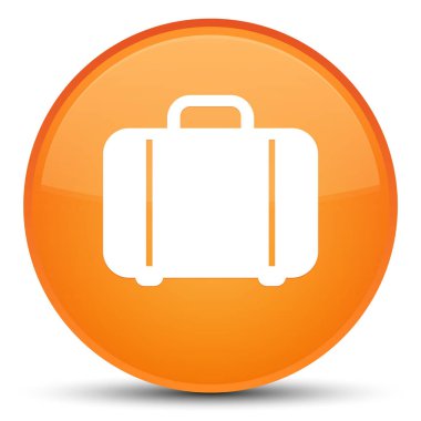 Çanta kutsal kişilerin resmi özel turuncu yuvarlak düğme