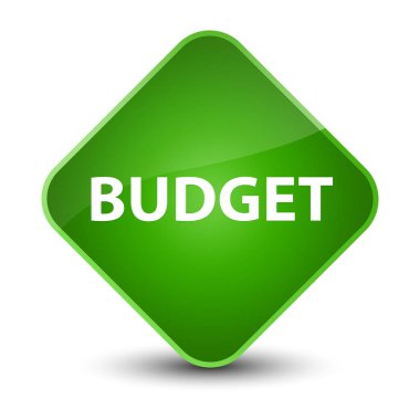 Bütçe zarif yeşil elmas düğmesi