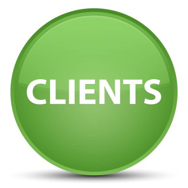 İstemciler özel yumuşak yeşil yuvarlak düğmesi