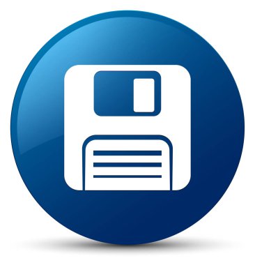 Disket simgesini mavi yuvarlak düğmesi