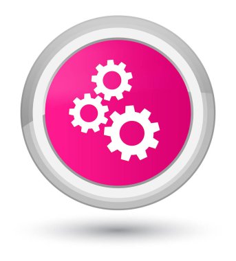 Gears'ın kutsal kişilerin resmi ana pembe yuvarlak düğme