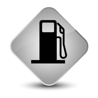 Yakıt dağıtıcı kutsal kişilerin resmi zarif beyaz elmas düğme