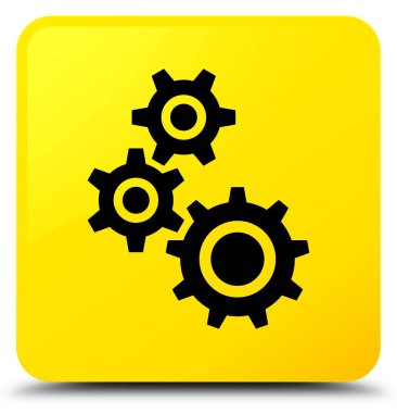 Gears'ı simgesi sarı kare düğme