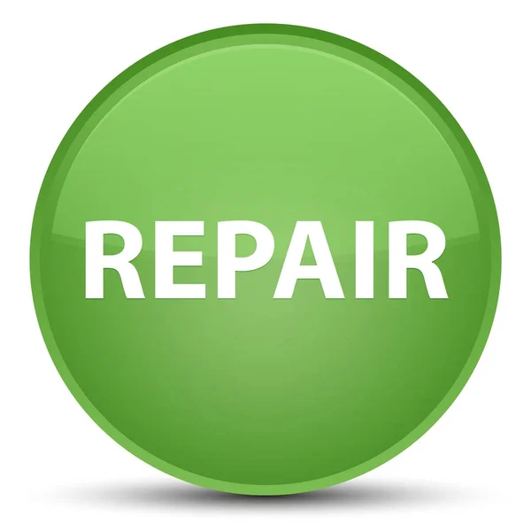 Reparatie speciale zachte groene ronde knop — Stockfoto