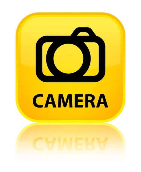 Camera special yellow square button — Stock Photo, Image