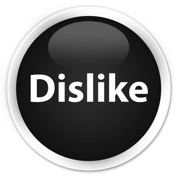 Dislike premium botão redondo preto — Fotografia de Stock