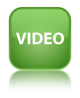 Video özel yumuşak yeşil kare düğmesi