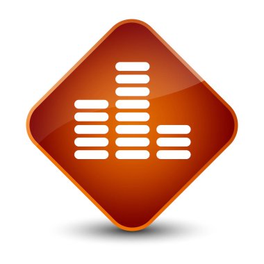 Equalizer'ı kutsal kişilerin resmi zarif kahverengi elmas düğme