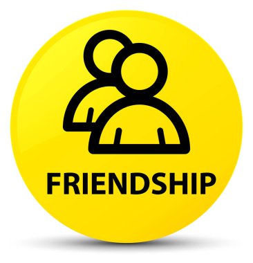 Dostluk (grup simgesi) sarı yuvarlak düğmesi