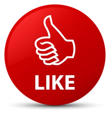 Kırmızı yuvarlak düğmesinin