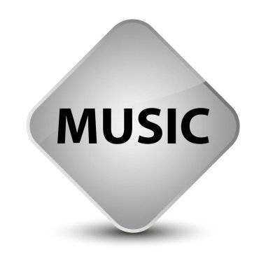 Müzik zarif beyaz elmas düğmesi