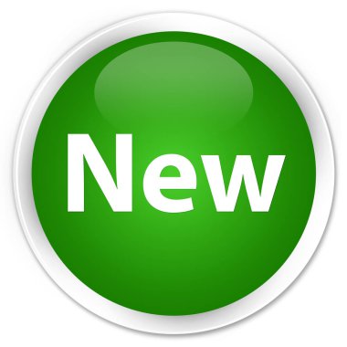 Yeni premium yeşil yuvarlak düğmesi