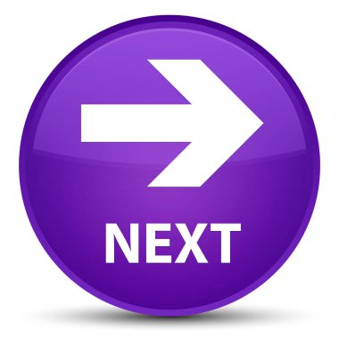 Sonraki özel mor yuvarlak düğmesi