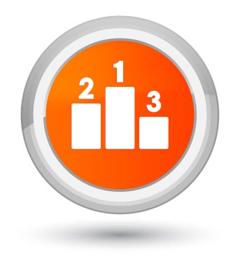 Podyum simgesi turuncu yuvarlak düğmesine asal