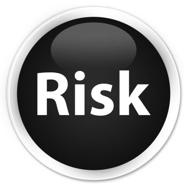 Risk primi siyah yuvarlak düğmesi
