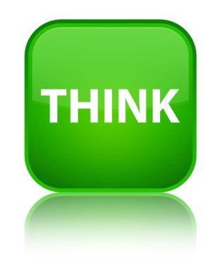 Özel yeşil kare düğme düşünüyorum