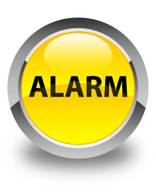 Alarm parlak düğme sarı