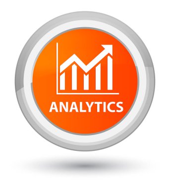 Analytics (istatistik simgesi) asal turuncu yuvarlak düğmesine