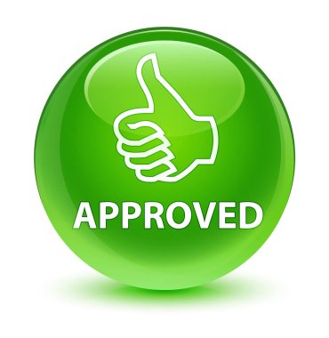 (Simge Yaşasın) cam gibi yeşil yuvarlak düğmesi onaylı