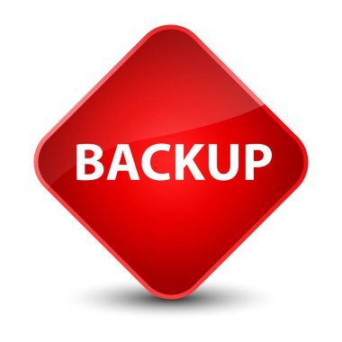 Yedek zarif kırmızı elmas düğmesi