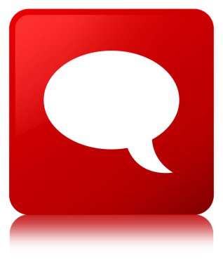 Sohbet simgesi kırmızı kare tuşuna