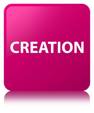 Oluşturma pembe kare düğme