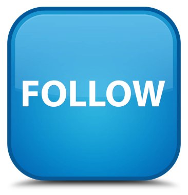 Özel mavi mavi kare düğmesini izleyin