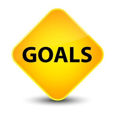 Gol zarif sarı elmas düğmesi