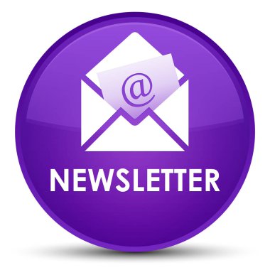 Bülten özel mor yuvarlak düğmesi