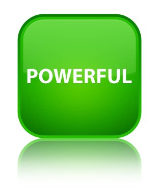 Güçlü özel yeşil kare düğme