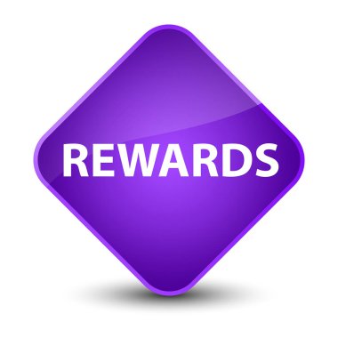 Ödüller zarif mor elmas düğmesi