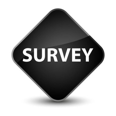 Anket zarif siyah elmas düğmesi